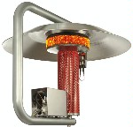 SIA 340 - Radiant infrarouge vif SIROC avec brûleur cilindrique et rayonnement à 360°